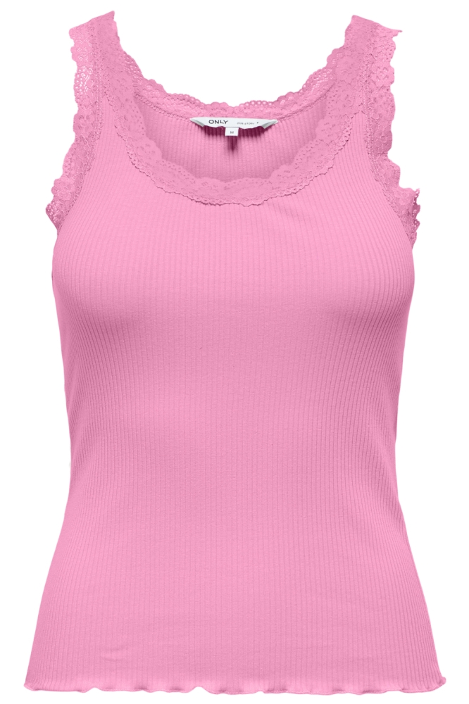 ONLSARA SHARAI LACE TANK TOP JRS NO 15345994 Begonia Pink